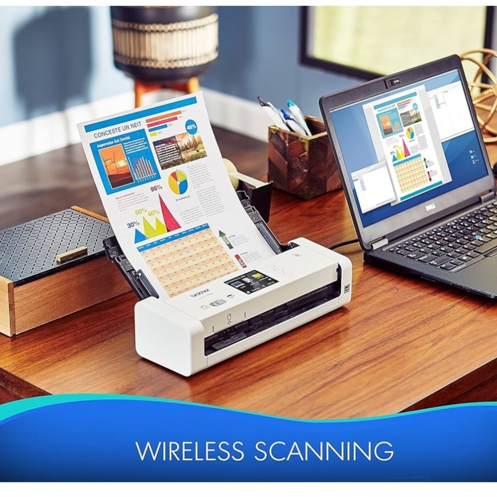 Brother ADS-1700W Wireless Document Scanner (D3)